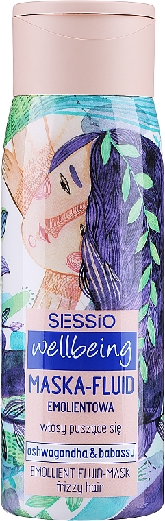 Flüssigkeitsmaske für lockiges Haar - Sessio Wellbeing Emollient Fluid-Mask For Frizzy Hair — Bild N1