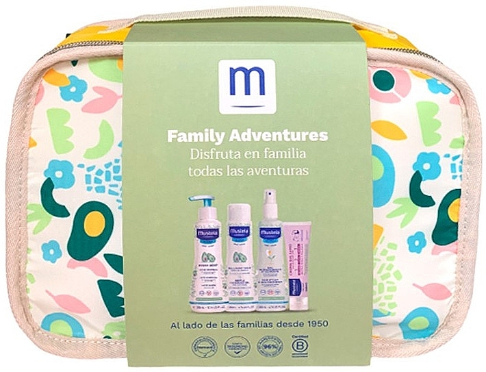 Pflegeset 5-tlg. - Mustela Family Adventures Pastel Suitcase — Bild N2