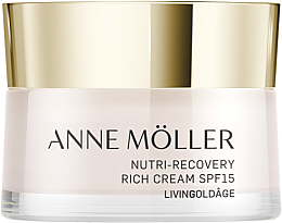Düfte, Parfümerie und Kosmetik Gesichtscreme SPF15 - Anne Moller Livingoldage Nutri Recovery Rich Cream spf15