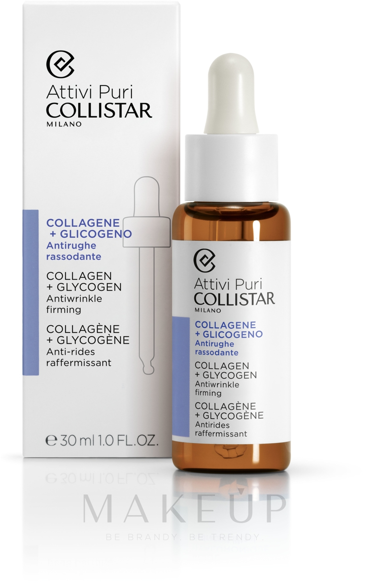 Kollagen- und Glykogenkonzentrat für das Gesicht - Collistar Pure Actives Collagen + Glycogen Anti-Wrinkle Firming — Bild 30 ml