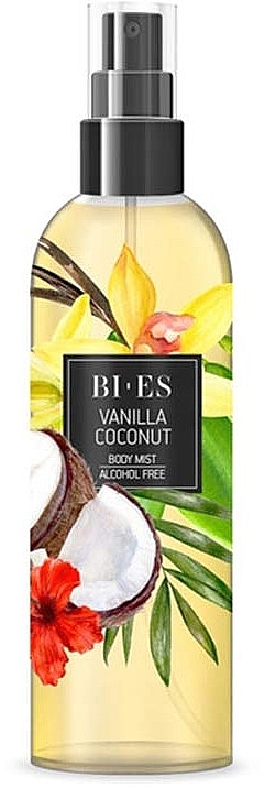 Parfümiertes Körperspray Vanille und Kokosnuss - Bi-Es Vanilla & Coconut Flower Body Mist — Bild N1