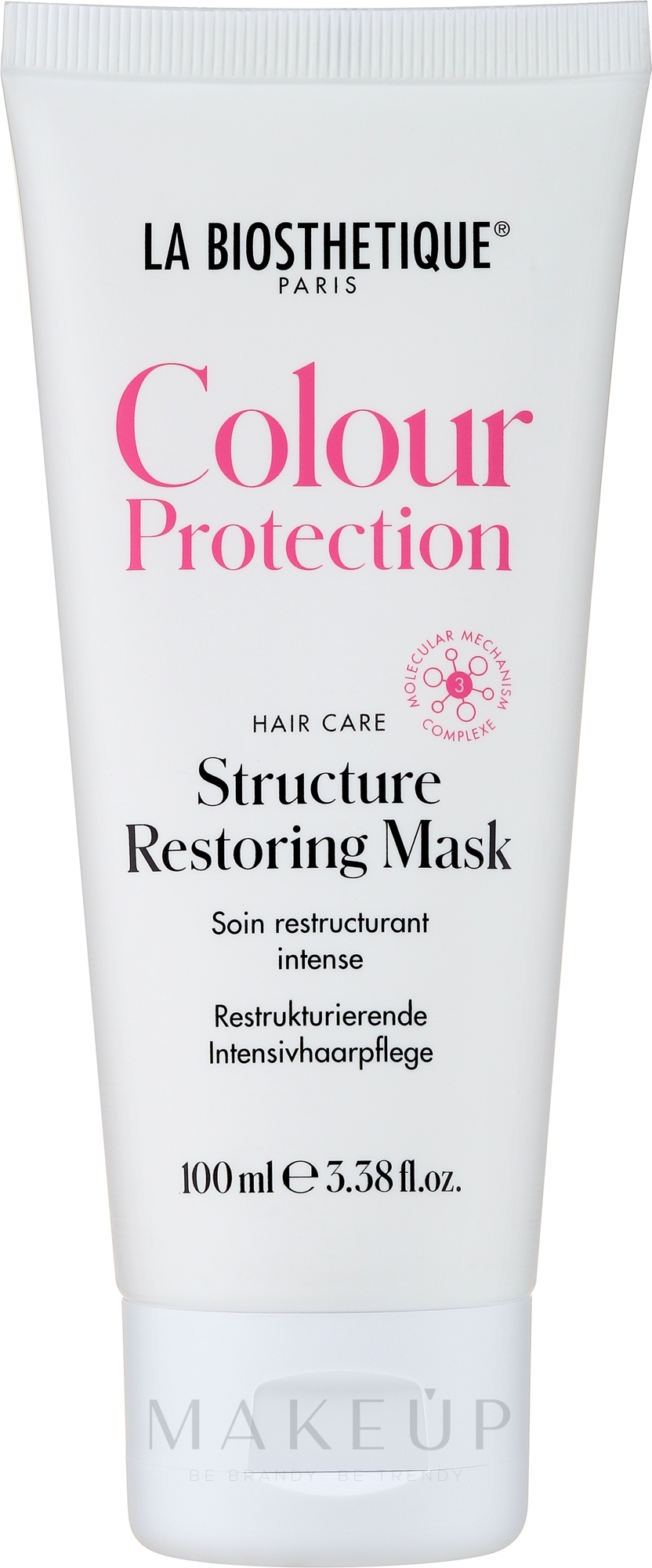 Revitalisierende Haarmaske - La Biosthetique Colour Protection Structure Restoring Mask — Bild 100 ml