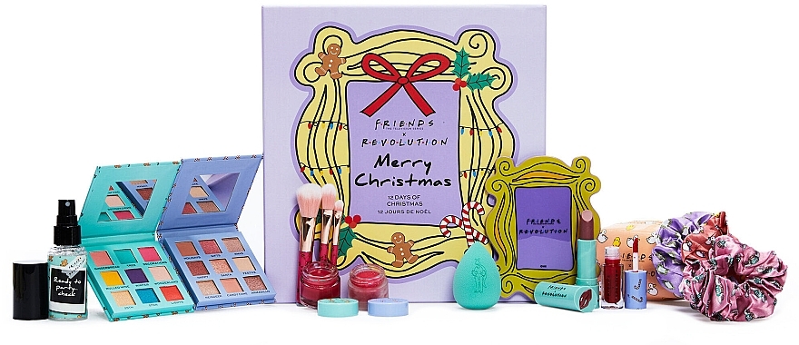 Kosmetik-Pflegeset Adventskalender 12-tlg. - Makeup Revolution x Friends 12 Days Of Christmas Advent Calendar — Bild N2