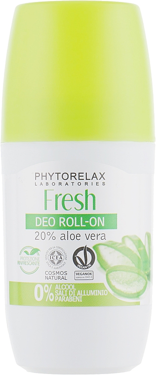 Deo Roll-on - Phytorelax Laboratories Fresh Deo Roll-On 20% Aloe Vera