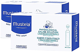 Set - Mustela Bebe Physiological Saline Solution Nasal And Ophthalmic Solution (solution/40x5ml) — Bild N1