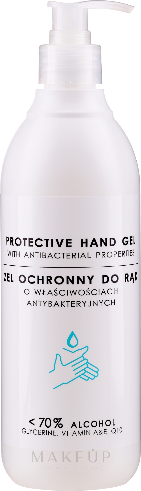 Schützendes Handgel mit antibakteriellen Eigenschaften - Stapiz Basic Salon Protective Hand Gel With Antibacterial Properties — Bild 500 ml