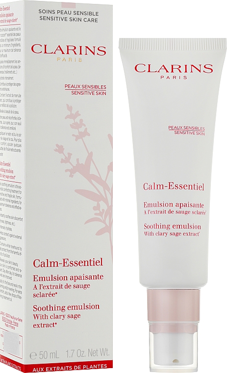 Beruhigende Feuchtigkeitsemulsion für empfindliche Haut mit Muskatellersalbei - Clarins Calm-Essentiel Soothing Emulsion — Bild N2