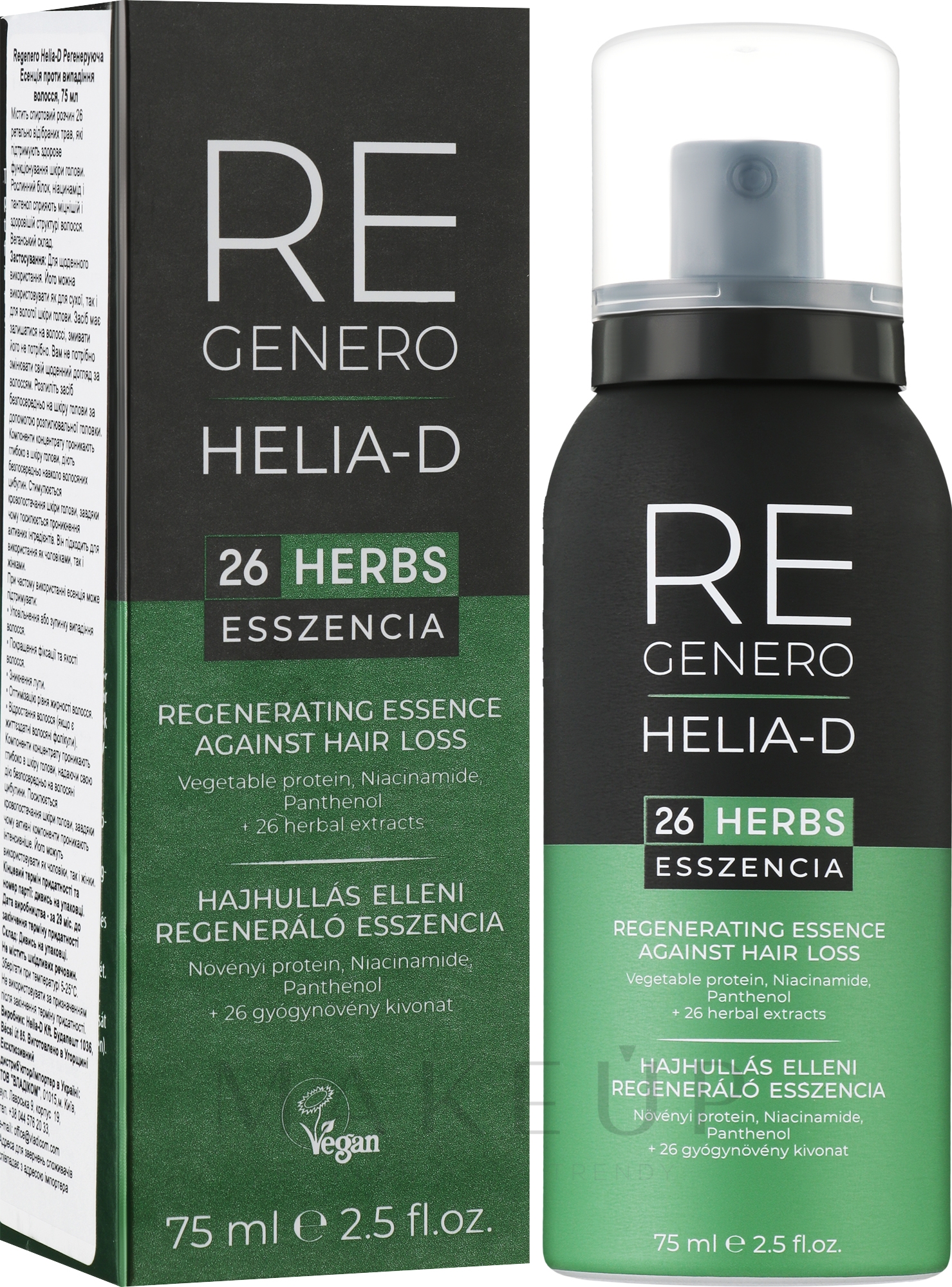 Revitalisierende Essenz gegen Haarausfall - Helia-D Regenero Regenerating Essence Against Hair Loss — Bild 75 ml