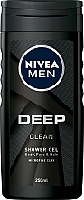 Körperpflegeset - Nivea Men Deep Clean (Duschgel 250ml + Deopsray 150ml) — Bild N2