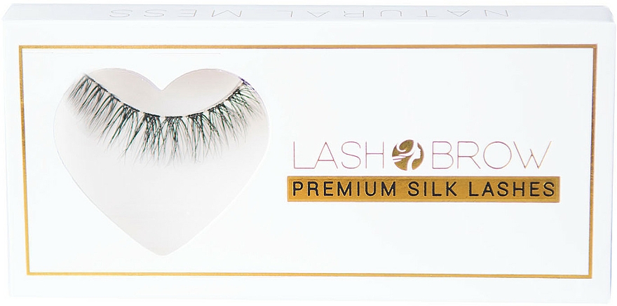 Künstliche Wimpern - Lash Brow Premium Silk Lashes Natural Mess — Bild N1