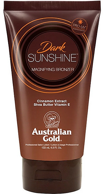 Selbstbräunungslotion mit Sheabutter und Zimtextrakt - Austraian Gold Sunscreen Dark Magnifying Bronzer Professional Lotion — Bild N1