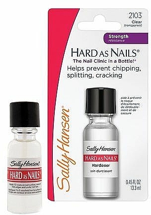 Transparentes regenerierendes Nagelgel - Sally Hansen Hard As Nails Hardener