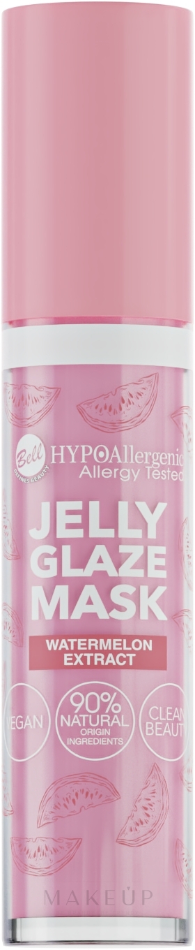 Hipoalergiczna regeneruj№ca maseczka na usta - Bell Hypoallergenic Jelly Glaze Lip Mask — Bild 01 - Milky Shake