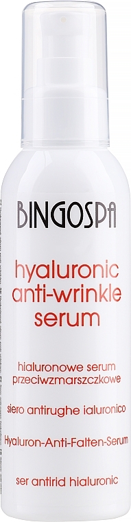 Anti-Falten Gesichtsserum mit Hyaluronsäure - BingoSpa Anti-Wrinkle Serum Hyaluronic