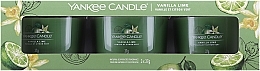 Kerzenset - Yankee Candle Vanilla Lime (Duftkerze 3x37g) — Bild N1