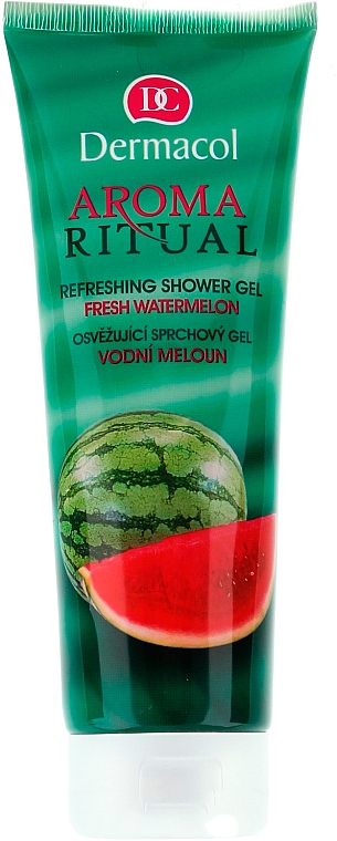 Körperpflegeset - Dermacol Aroma Ritual Fresh Watermelon Set (Duschgel 250ml + Körperpeeling 200g) — Bild N2