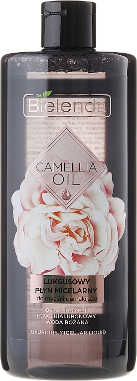 Mizellenwasser mit Kamelienöl und Hyaluronsäure - Bielenda Camellia Oil Luxurious Micellar Liquid
