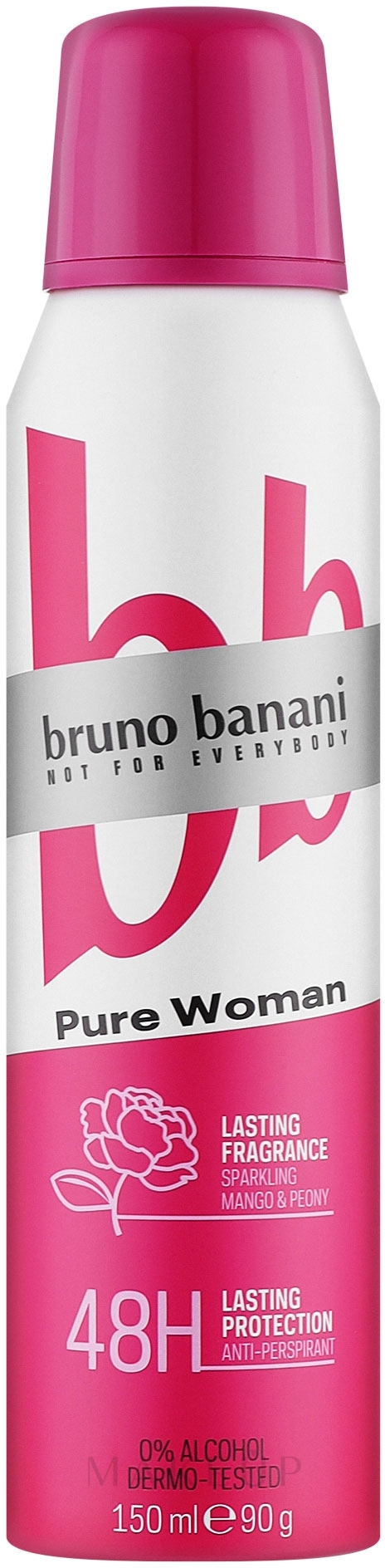 Bruno Banani Pure Woman - Deospray — Bild 150 ml