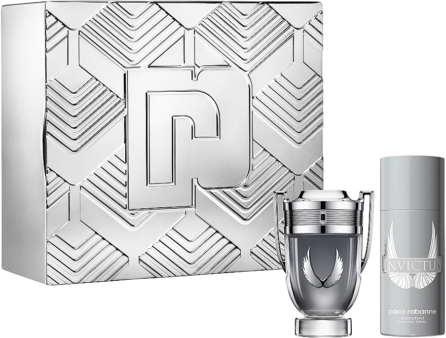 Paco Rabanne Invictus Platinum - Duftset (Eau de Parfum 100ml + Deospray 150ml)  — Bild N1