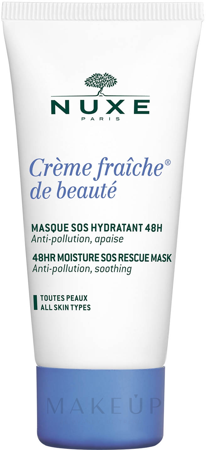 Regenerierende Gesichtsmaske - Nuxe Creme Fraiche De Beaute 48HR Moisture SOS Rescue Mask — Bild 50 ml
