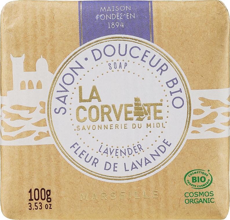 Bio Seife Lavendel - La Corvette Lavender Soap — Bild N1