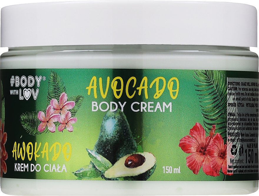 Körperbalsam mit Avocadoöl - Body with Love Avocado Body Cream — Bild N1