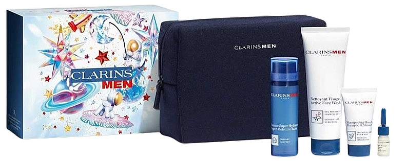 Set, 6-tlg. - Clarins Men Christmas Hydration Giftset — Bild N1