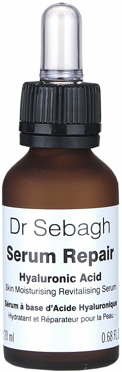 Regenerierendes und feuchtigkeitsspendendes Gesichtsserum mit Palmitoylkollagen und Hyaluronsäure - Dr Sebagh Serum Repair — Bild N2