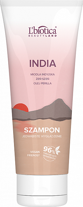 Shampoo mit indischem Honig, Ginseng und Perillaöl - L'biotica Beauty Land Indie Hair Shampoo — Bild N1