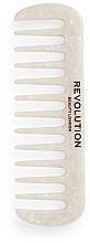 Breitzahnkamm - Revolution Haircare Natural Curl White — Bild N2