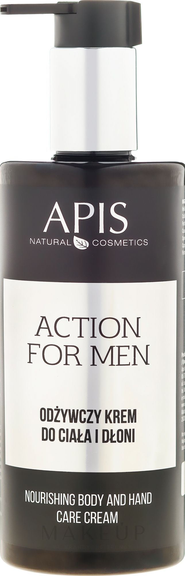 Hand- und Körpercreme mit Arganöl und Sheabutter für alle Hauttypen - APIS Professional For Men Action Nourishing Cream — Foto 300 ml