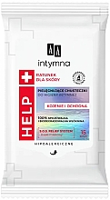 Düfte, Parfümerie und Kosmetik Tücher für die Intimhygiene 15 St. - AA Intimate Help Soothing & Protection Wipes