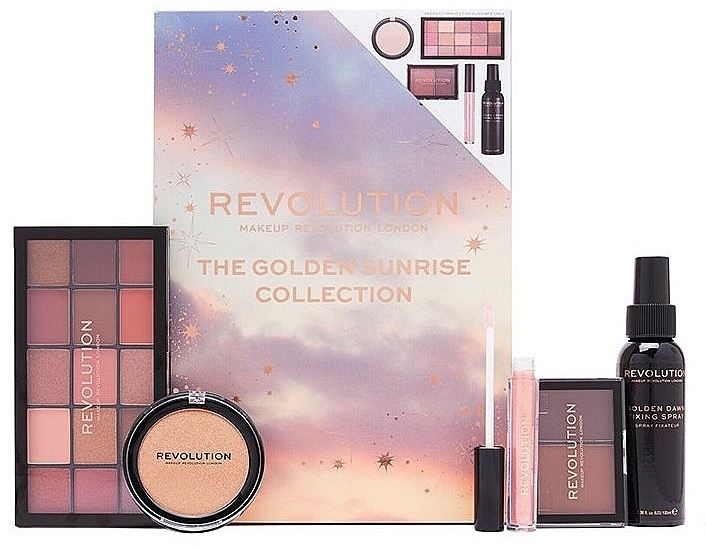Set 5 St. - Makeup Revolution The Golden Sunrise Collection  — Bild N1