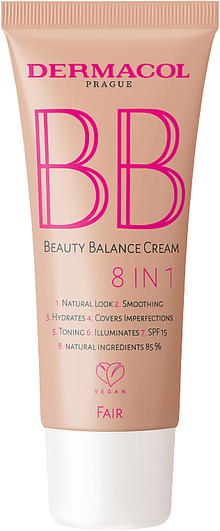 8in1 BB Creme für das Gesicht - Dermacol BB Beauty Balance Cream — Bild N1