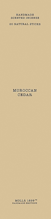 Cereria Molla Moroccan Cedar - Räucherstäbchen — Bild N1