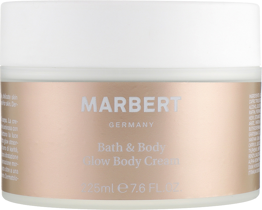 Körpercreme mit Glow-Effekt - Marbert Bath & Body Glow Body Cream — Bild N1