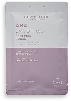 Peeling-Socken für die Füße - Makeup Revolution Body Skincare AHA Exfoliating Foot Peel Socks — Bild N1