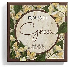 Düfte, Parfümerie und Kosmetik Lidschattenpalette - Rougj+ Green Natural Eyeshadow Palette
