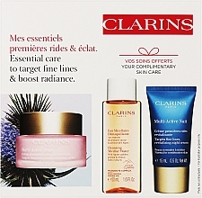 Düfte, Parfümerie und Kosmetik Set - Clarins Multi-Active (day/cream/50ml + night/cream/15ml + mic/water/50ml)