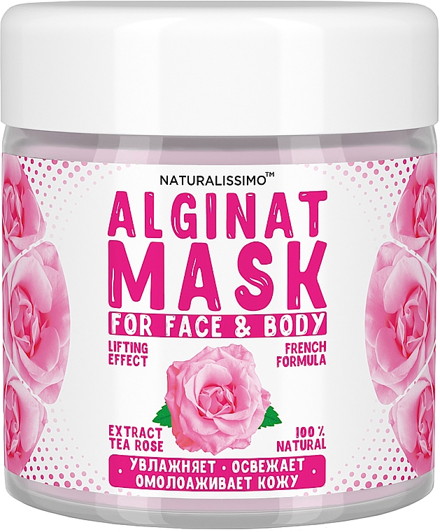 Alginatmaske mit Rose - Naturalissimo Tea Rose Alginat Mask — Bild N2