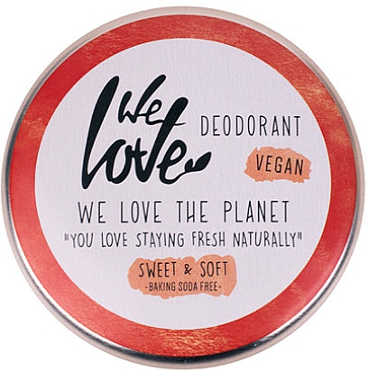 Natürliche Deo-Creme Sweet & Soft - We Love The Planet Deodorant Sweet & Soft — Bild N1