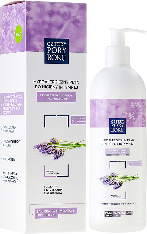 Intimpflegegel mt Lavendel - Cztery Pory Roku Lavender Intimate Hygiene Wash