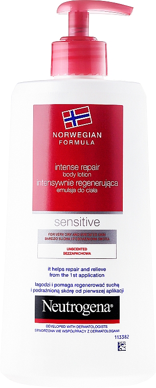 Regenerierende Körperlotion für sehr trockene und gereizte Haut - Neutrogena Norwegian Formula Intense Repair Body Lotion