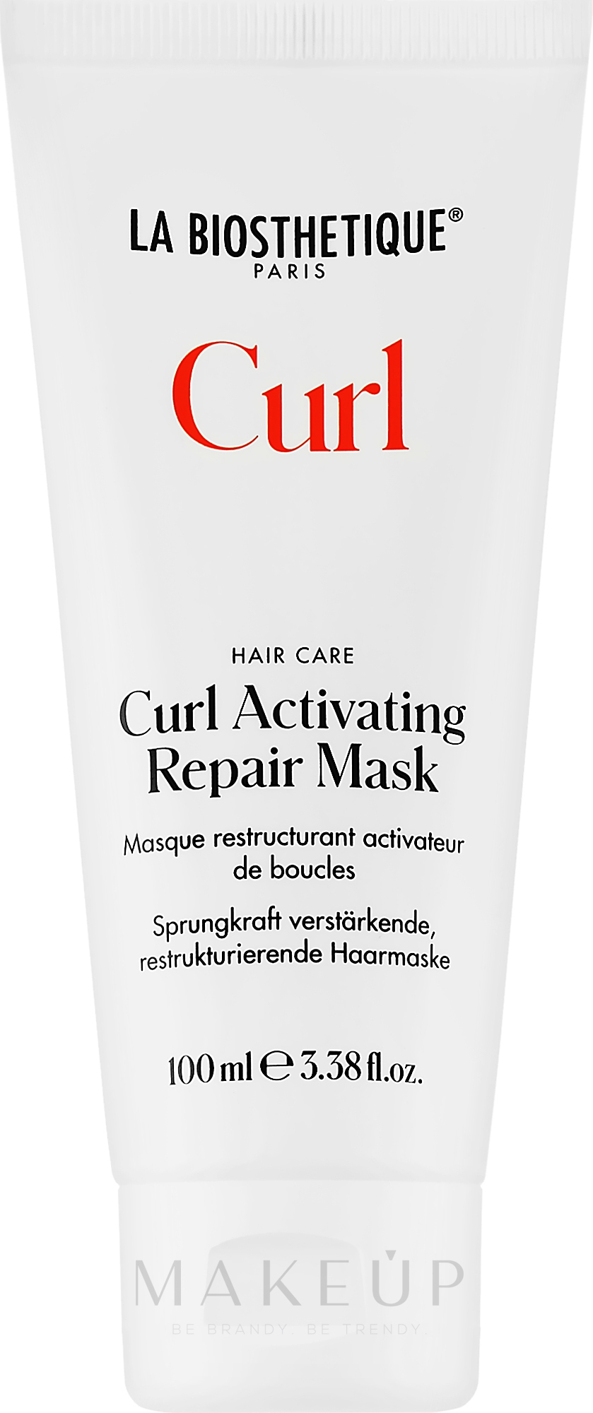 Maske für lockiges Haar - La Biosthetique Curl Activating Repair Mask — Bild 100 ml