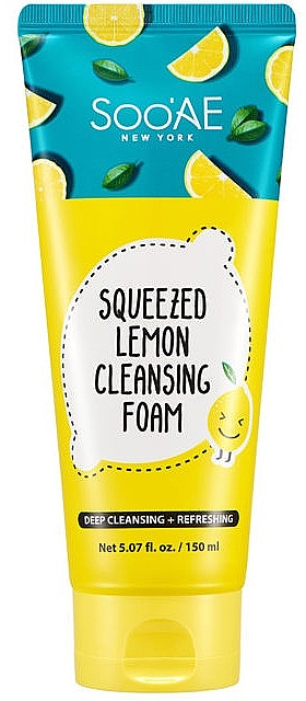 Reinigungsschaum mit Zitrone - Soo'AE Squeezed Lemon Cleansing Foam — Bild N1