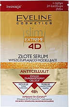 Düfte, Parfümerie und Kosmetik Anti-Cellulite Körperserum zum Abnehmen und Modellieren - Eveline Cosmetics Slim Extreme 4D Gold Serum Slimming And Shaping (Probe)