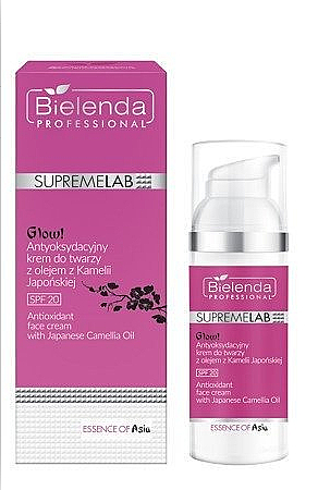 Antioxidative Gesichtscreme mit japanischem Kamelienöl SPF 20 - Bielenda Professional SupremeLab — Bild N1