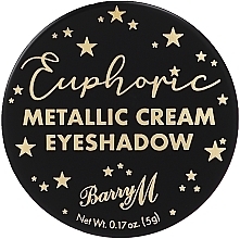 Düfte, Parfümerie und Kosmetik Cremiger Lidschatten mit Metallic-Schimmer - Barry M Euphoric Metallic Cream Eye Shadow