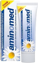 Düfte, Parfümerie und Kosmetik Zahnpasta mit Kamillenblüten ohne Titandioxid - Aminomed
