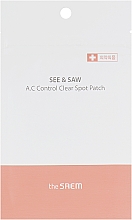 Düfte, Parfümerie und Kosmetik Patches für Problemhaut - The Saem See & Saw A.C Control Spot Patch
